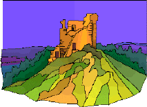 Una torre su una collina: immagine comunissima a Baia e Latina